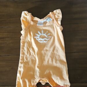 RON JON Cute Orange Romper with Sun Motif